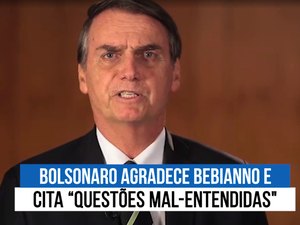 [Vídeo] Após demissão, Bolsonaro agradece Bebianno e cita 'questões mal entendidas'