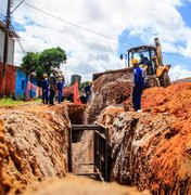 Prefeitura executa obras de saneamento em bairros da capital