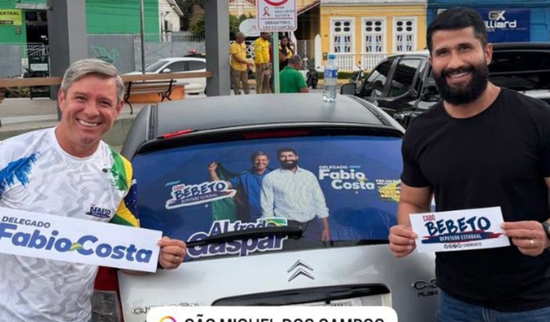 Cabo Bebeto e Fábio Costa participam de agenda política em São Miguel dos Campos