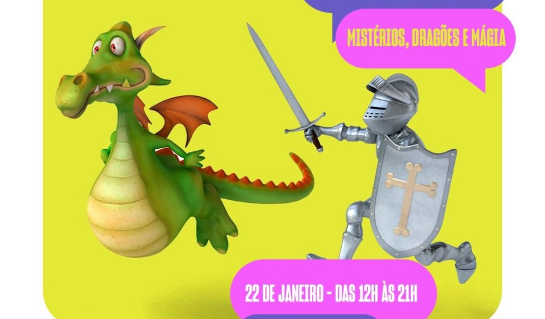 Arapiraca Garden Shopping sedia oficina de jogos de RPG neste domingo (22)