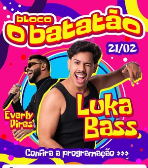 Bloco O Batatão volta às ruas de Feira Grande com shows e arrecadação solidária neste sábado (21)