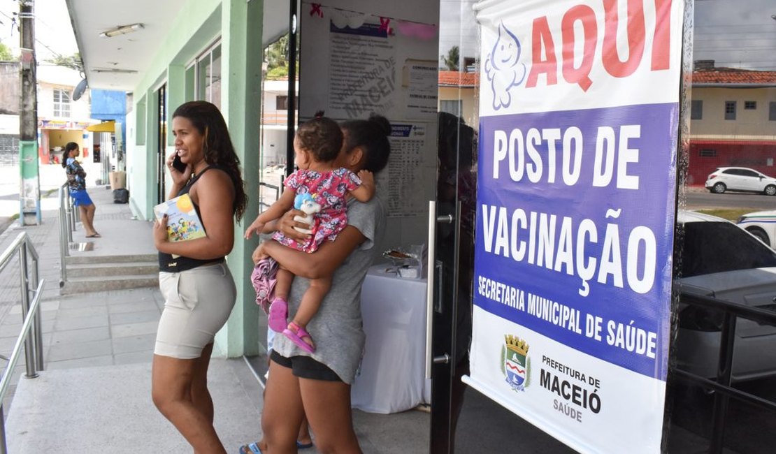 Sarampo: Maceió encerra vacinação de crianças nesta sexta (25)