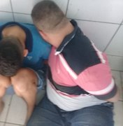 Dupla é presa praticando roubos no Bom Parto, em Maceió