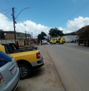 Carro da PM se envolve em acidente de trânsito em Porto Calvo