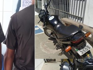 Adolescentes são detidos com moto roubada em Maragogi