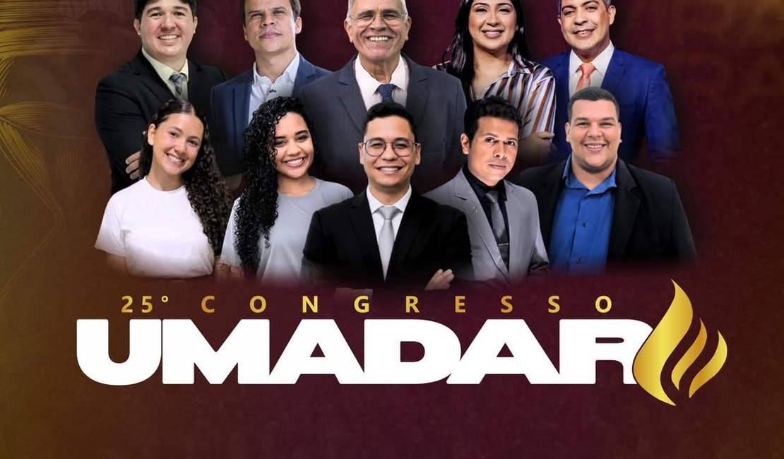 Congresso da UMADAR, em Arapiraca, chega à 25ª edição com programação confirmada para junho
