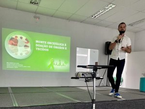 Enfermeiro do HEA realiza palestras sobre captação e transplante de órgãos e tecidos