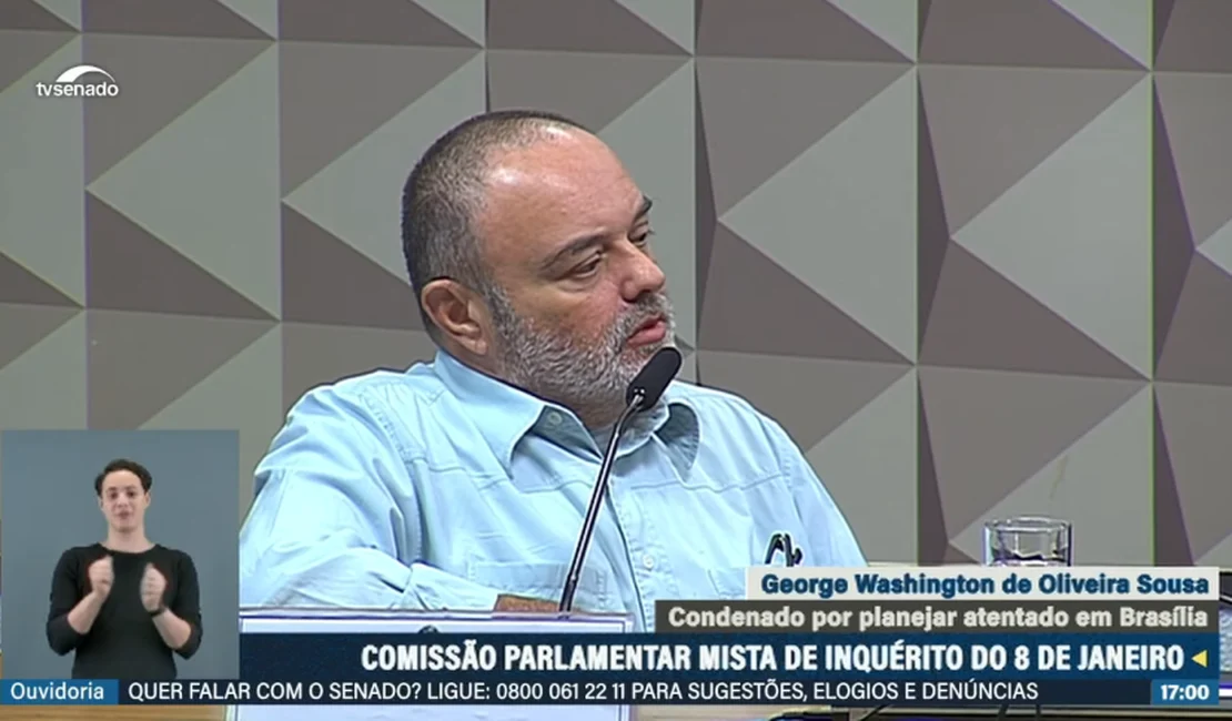 Condenado por armar bomba no aeroporto do DF nega relação do episódio com o 8 de janeiro