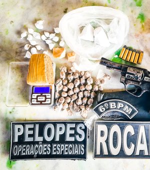 Suposto taxista é preso por tráfico de drogas e porte ilegal de arma de fogo em São Miguel dos Milagres