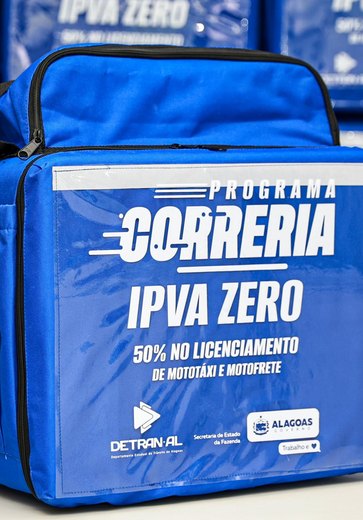 Detran Alagoas entrega bags para motociclistas profissionais na próxima terça (29)