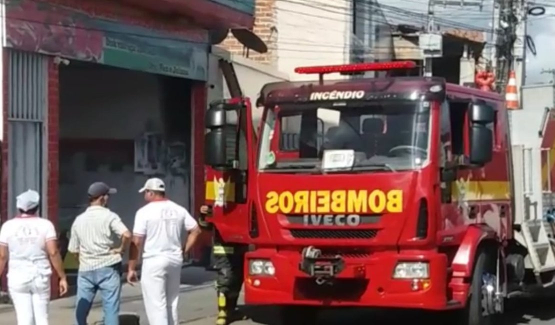 Princípio de incêndio atinge açougue no município de União dos Palmares