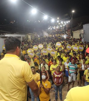 David Pedrosa realiza grande comício em Porto Calvo