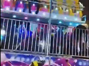 Jovem fica ferido após ser atingido por brinquedo de parque de diversões em Garanhuns