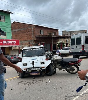 Colisão entre buggy e moto deixa feridos em Maragogi