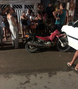 Colisão entre carro e moto deixa homem ferido no município de Porto de Pedras