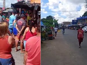 Colocação de ﻿contêiner de lixo na ﻿Feirinha do Tabuleiro provoca protesto; entenda