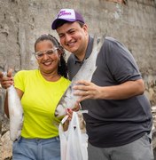 Peixe do Povo leva mais de 100 toneladas de alimento e garante Semana Santa com dignidade em Rio Largo