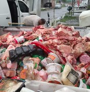 Vigilância Sanitária apreende mais de 800 kg de alimentos impróprios no Vergel