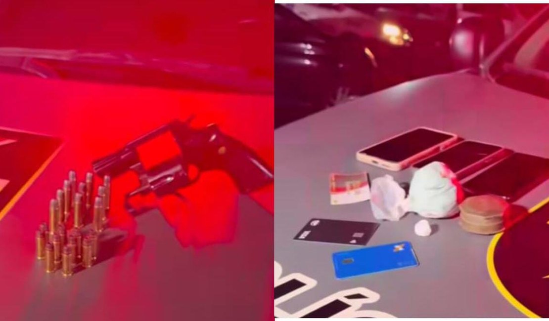 Agiota é preso por agredir devedor e por posse ilegal de arma em Maceió