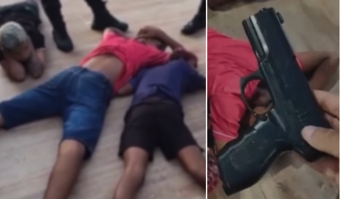 Adolescentes são apreendidos com simulacro de arma de fogo no Parque Centenário