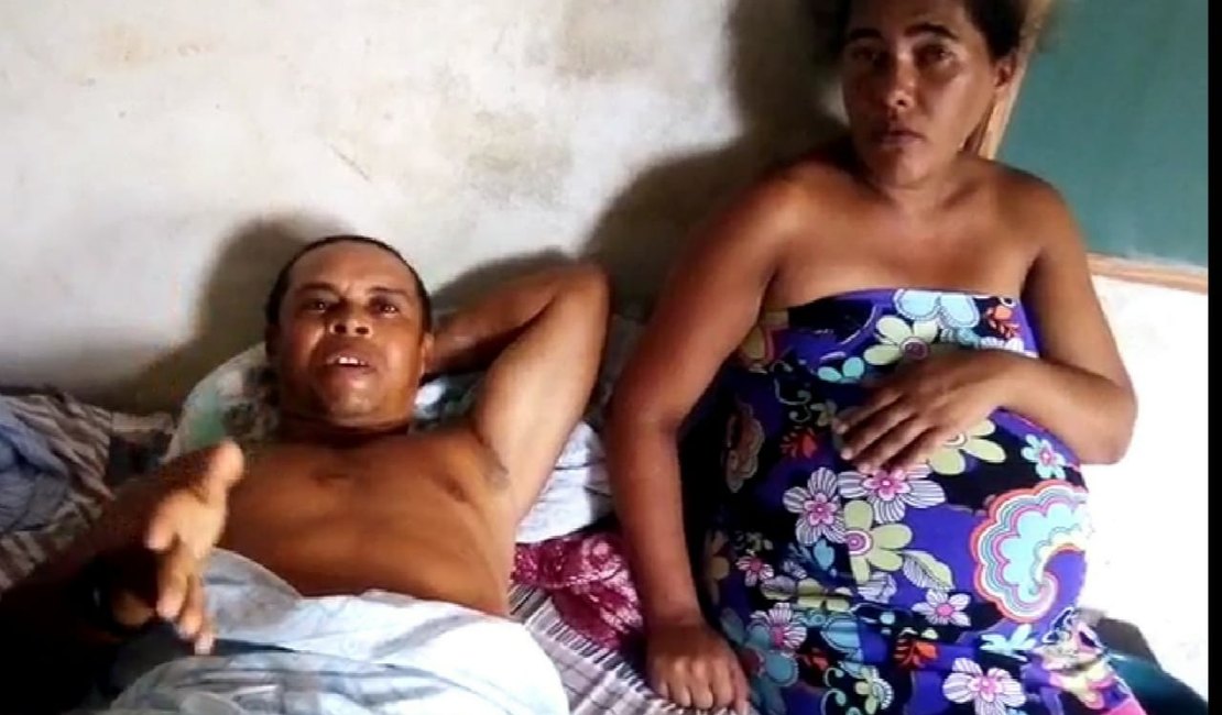 [Vídeo] Após ter perna amputada, homem pede ajuda para sustentar a família em Igaci
