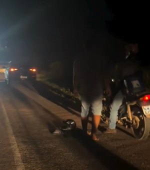 Homem embriagado provoca acidente ao atravessar rodovia no município de Canapi