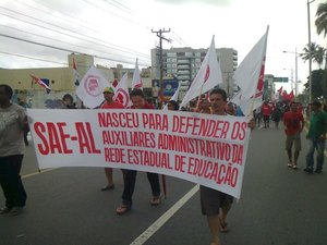 Sindicato dos auxiliares da educação de Alagoas realiza ato nesta terça-feira