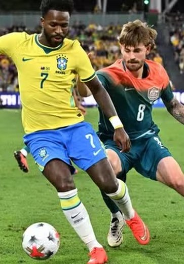 Rayan marca no fim, e Brasil arranca empate com Austrália no primeiro jogo pós-Copa