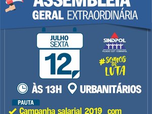 Policiais Civis realizam assembleia para tratar de reajuste salarial 