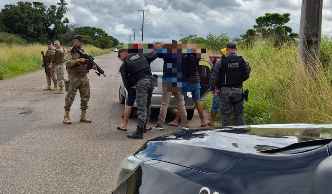 Operações integradas prendem 51 integrantes de organizações criminosas em Alagoas