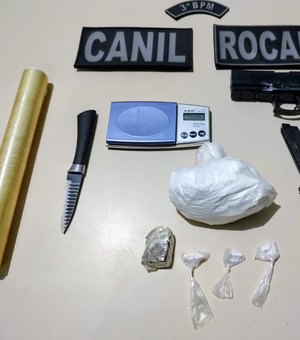 Homem é preso com cocaína escondida no carro e em casa em Arapiraca