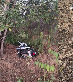 Motocicleta com queixa de roubo/furto é abandonada na zona rural de Craíbas