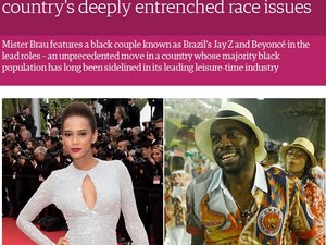 Jornal inglês compara Lázaro Ramos e Taís Araújo a Jay-Z e Beyoncé