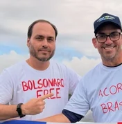 'Se Bolsonaro pudesse falar, tenho certeza que seria o voto dele”, diz Carlos ao declarar apoio a Leonardo Dias