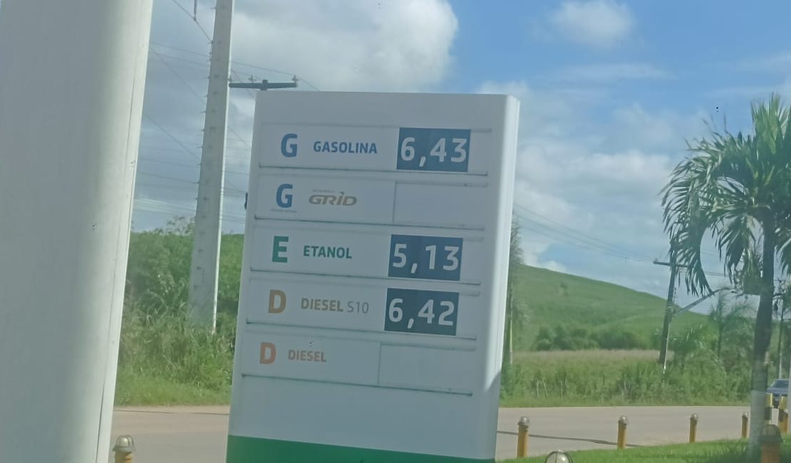 Preço da gasolina sobe pela segunda vez no mês em Porto Calvo