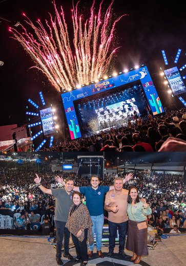 Diversidade musical e sucesso de público marcam 61ª Festa da Juventude de Santana do Ipanema