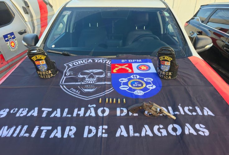 Operação de Tolerância Zero resulta em prisão e apreensão de arma no Conjunto Barnabé em Rio Largo