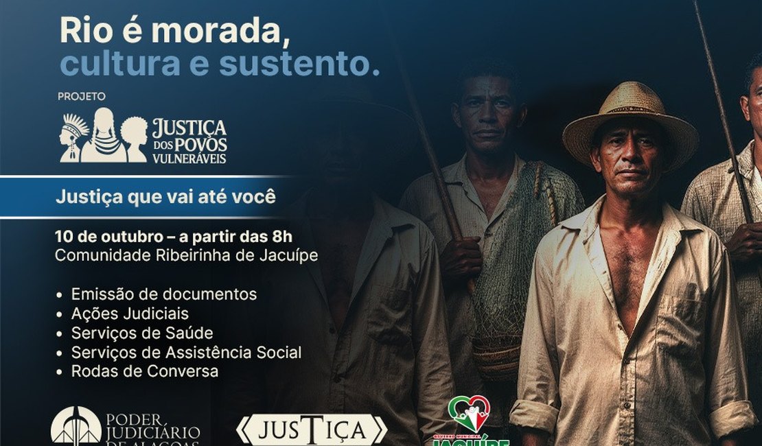 TJAL anuncia Justiça Itinerante em Jacuípe nesta sexta-feira (10)