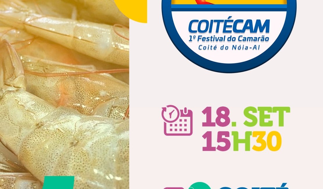 Coité do Nóia realiza o primeiro Festival do Camarão de Alagoas