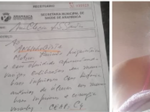 Família pede ajuda para tratamento de mulher com trombose em Arapiraca