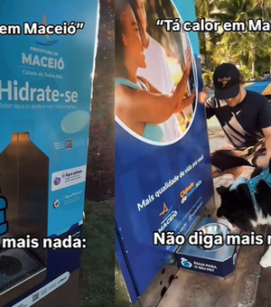 JHC anuncia instalação de 1º bebedouro público com vaporizador em Maceió