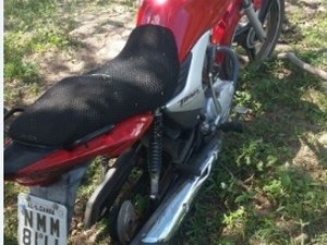 Policiais da 3ª Cia de Girau do Ponciano encontram moto roubada em Lagoa da Canoa