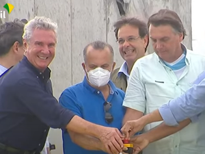 [Vídeo] Bolsonaro inaugura Trecho IV do Canal do Sertão, em São José da Tapera