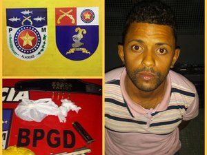 Após denúncia, homem é preso com maconha e arma de fogo