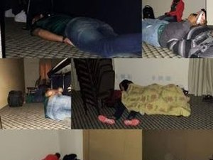 Sem hotel e sem dinheiro, jogadores do Icasa dormem no chão