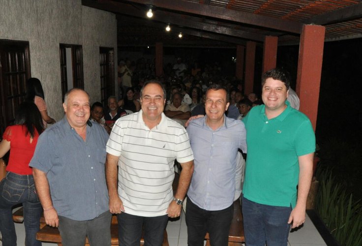 Prefeito Luiz Emilio, ex-prefeito Jarbinhas e lideranças políticas reafirmam apoio aos pré-candidatos Sergio Toledo e Davi Davino