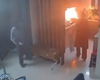 Entregador age rápido e evita incêndio em cozinha na Índia