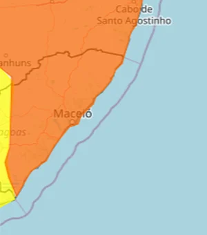 Inmet renova alerta de chuvas para cidades da Região Norte de Alagoas