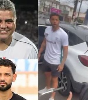 Entregador de bike afirma ter sofrido agressões verbais do técnico Marcelo Cabo