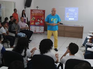 Alunos participam da aula inaugural sobre projeto de Educação Fiscal em Campo Alegre